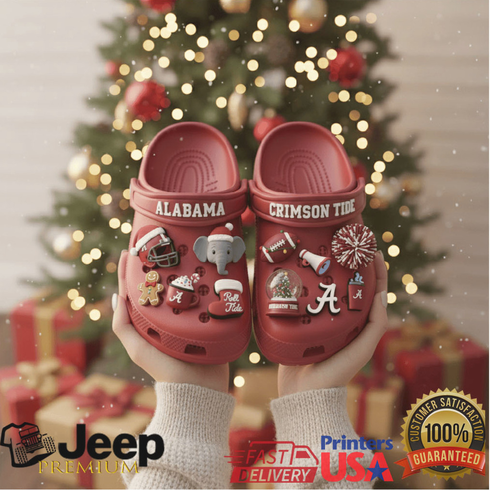 Official Alabama Crimson Tide Jibbitz Charms Set Official Alabama Crimson Tide Jibbitz Charms Set