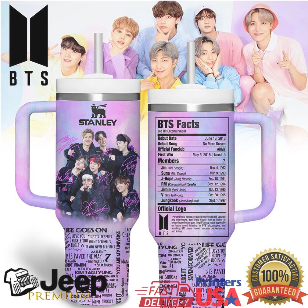 Official BTS Member Facts Stanley Quencher Official BTS Member Facts Stanley Quencher