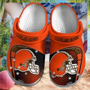 Official Cleveland Browns Team Logo Crocband Crocs