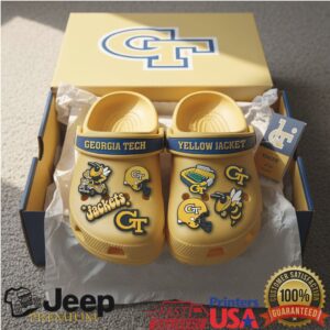 Official Georgia Tech University Crocband Clogs