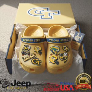 Official Georgia Tech University Crocband Clogs