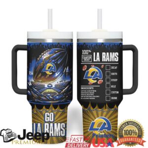 Official LA Rams 100% Energy Insulated Tumbler