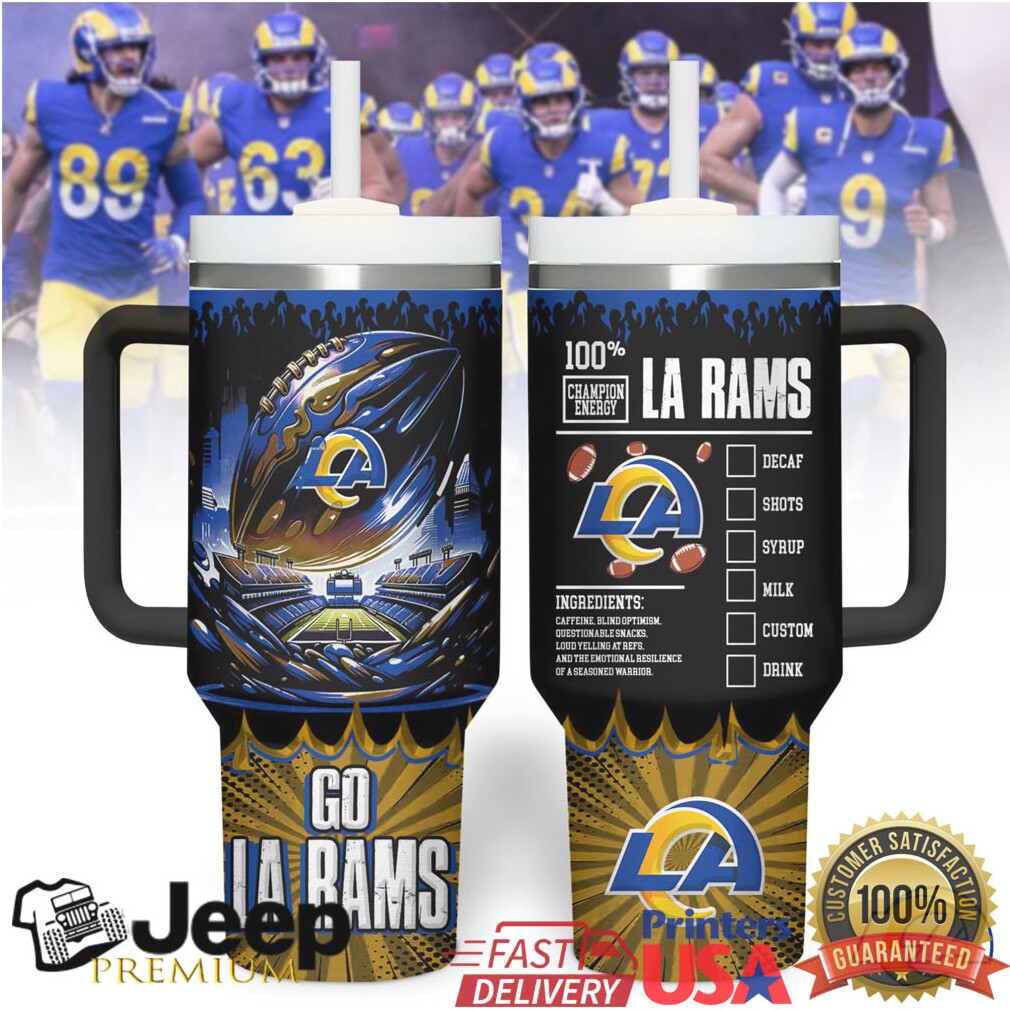 Official LA Rams 100% Energy Insulated Tumbler Official LA Rams 100% Energy Insulated Tumbler