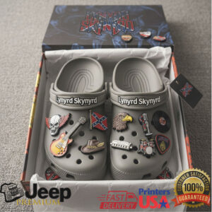 Official Lynyrd Skynyrd x Crocs Classic Clog with Jibbitz Charms