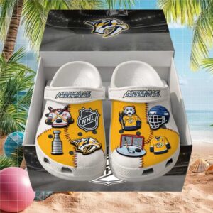 Official NHL Nashville Predators Team Crocs