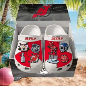 Official New Jersey Devils Team Spirit Crocs