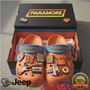 Official Paramore Collaboration Crocs with Custom Charms