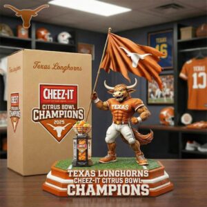 Official Texas Longhorns 2025 Citrus Bowl Champion Desktop Mascot