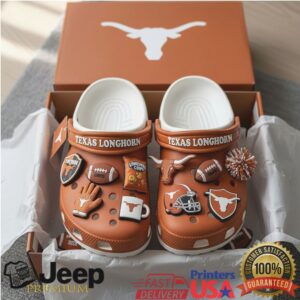 Official Texas Longhorns Jibbitz Crocs