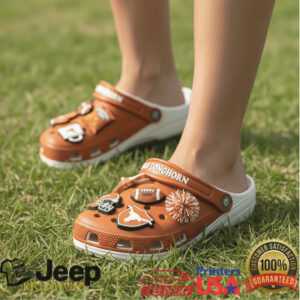 Official Texas Longhorns Jibbitz Crocs