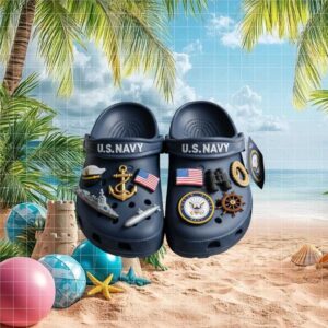 Official U.S. Navy Crocs with Jibbitz