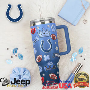 Officially Licensed NFL Colts Stainless Steel Tumbler