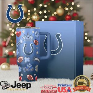Officially Licensed NFL Colts Stainless Steel Tumbler