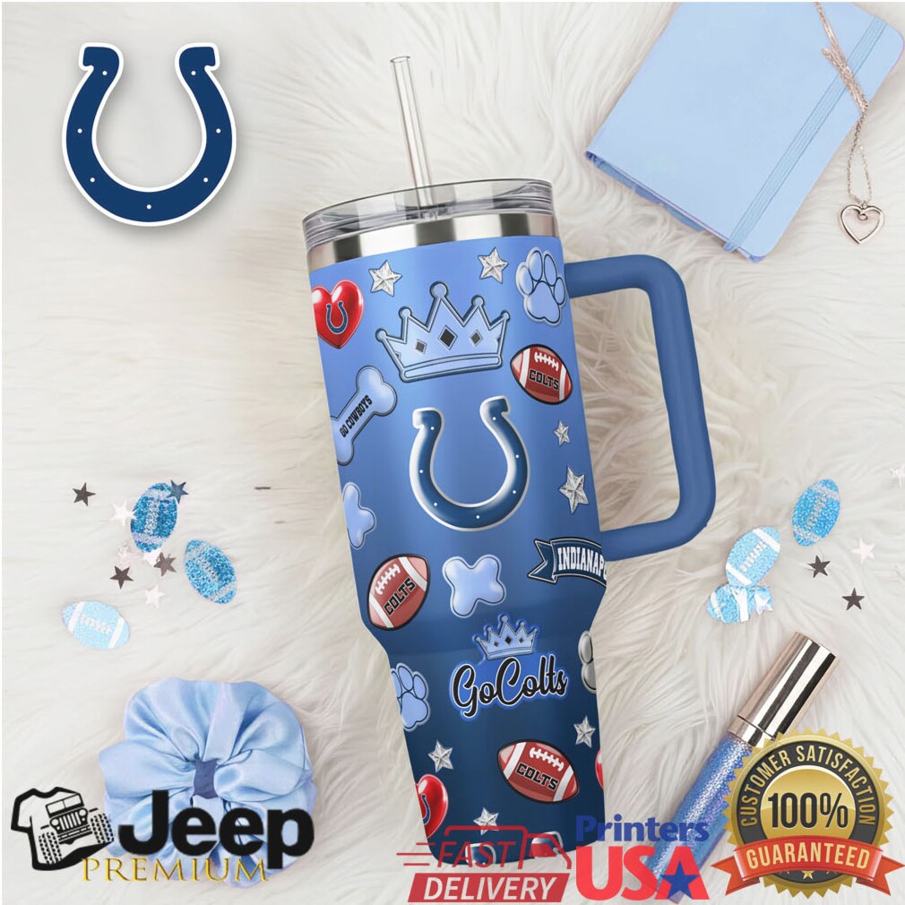 Officially Licensed NFL Colts Stainless Steel Tumbler Officially Licensed NFL Colts Stainless Steel Tumbler