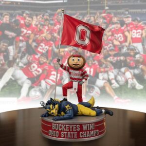 Ohio State Buckeyes Championship Celebration Figurine Desktop Ornament
