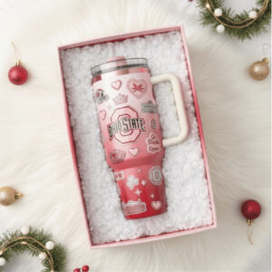 Ohio State Buckeyes Scarlet Queen Limited Pink Edition 40oz Tumbler