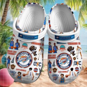 Oklahoma City Thunder Nba Player Mascots Clogs