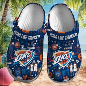 Oklahoma City Thunder “Road Like Thunder” Okc Clog