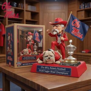 Ole Miss Rebels 2026 Sugar Bowl Champions Desktop Ornament
