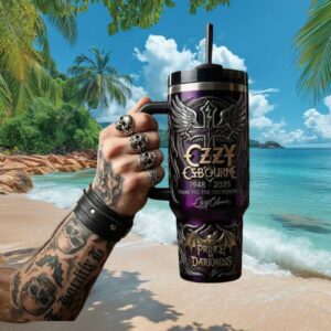 Ozzy Osbourne Prince of Darkness Thank You For The Memories Tumbler