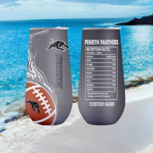 Penrith Panthers Nrl Nutrition Facts Personalized Tumbler