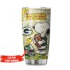 Custom Number Cincinnati Bengals Snoopy Stained Glass NFL Tumbler Custom Number Cincinnati Bengals Snoopy Stained Glass NFL Tumbler