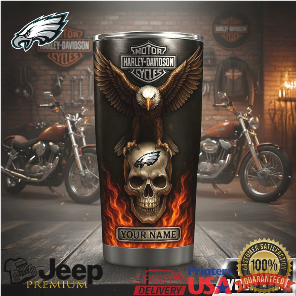 Personalized Harley & Eagles Fan Tumbler Personalized Harley & Eagles Fan Tumbler