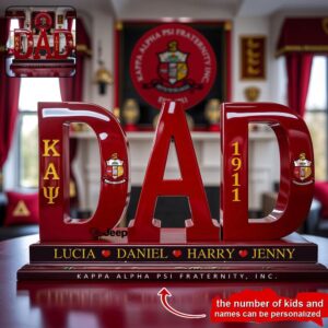 Personalized Kappa Alpha Psi DAD Desktop Ornament