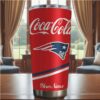 Custom Name Tampa Bay Buccaneers Coca Cola Style Insulated Travel Tumbler Custom Name Tampa Bay Buccaneers Coca Cola Style Insulated Travel Tumbler