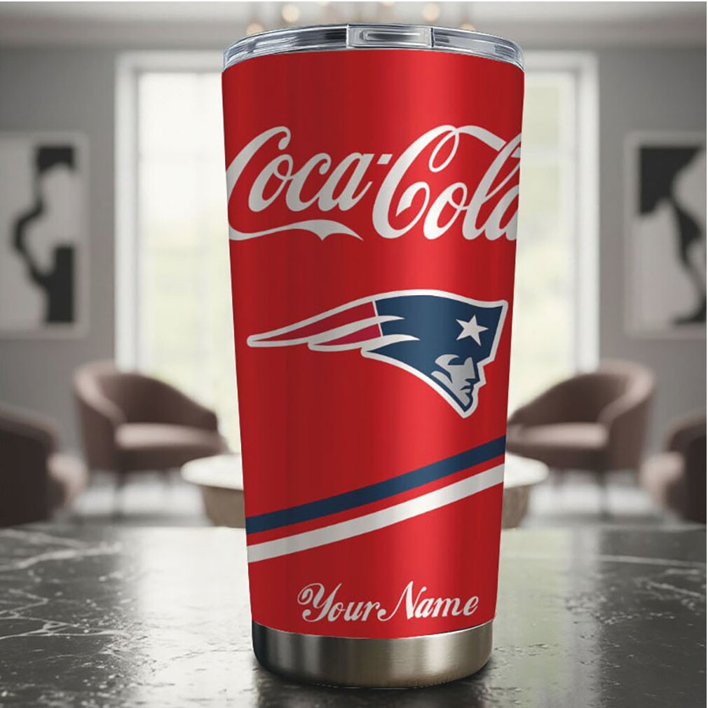 Personalized New England Patriots x Coca Cola Custom Name 40oz Tumbler Personalized New England Patriots x Coca Cola Custom Name 40oz Tumbler