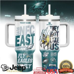 Philadelphia Eagles Custom Name 40oz Stanley Tumbler