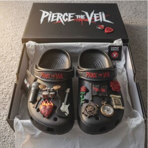 Pierce The Veil Limited Edition Crocs with Custom Charms