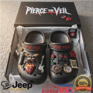 Pierce The Veil Limited Edition Jibbitz Crocs