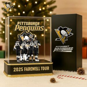 Pittsburgh Penguins 2025 Farewell Tour Desktop Ornament