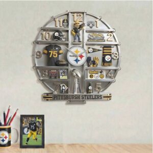 Pittsburgh Steelers Acrisure Stadium Commemorative Acrylic Wall Clock