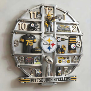 Pittsburgh Steelers Acrisure Stadium Commemorative Acrylic Wall Clock