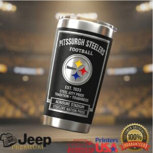 Pittsburgh Steelers Tervis Tradition Stainless Steel Tumbler