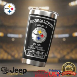 Pittsburgh Steelers Tervis Tradition Stainless Steel Tumbler