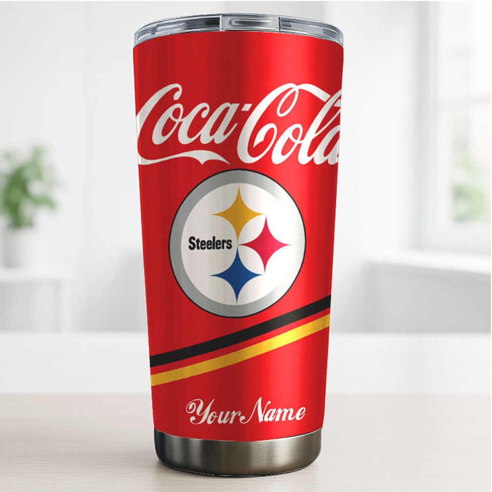 Pittsburgh Steelers x Coca Cola Personalized Name Fan Gift Tumbler Pittsburgh Steelers x Coca Cola Personalized Name Fan Gift Tumbler