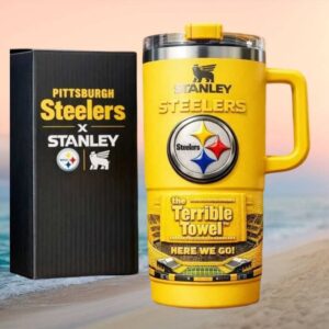 Pittsburgh Steelers x Stanley “The Terrible Towel” Limited Edition Yellow Tumbler