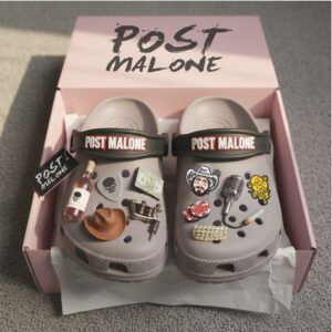 Post Malone x Crocs Duet Max Clog in Tawny Brown