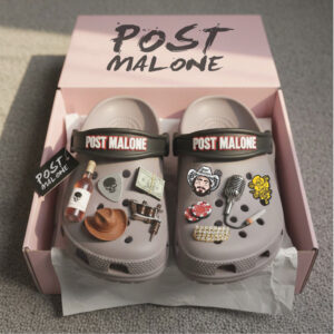 Post Malone x Crocs Duet Max Clog in Tawny Brown