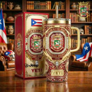 Puerto Rico Heritage “Orgullo Boricua” 1508 Edition Gold Plated Collector's Tumbler