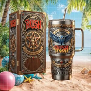 RUSH Progressive Rock Legacy 50th Anniversary Engraved Yeti Tumbler