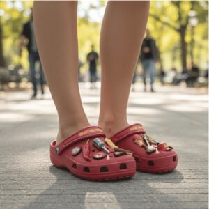 Red Hot Chili Peppers Crocs Clogs with Charms