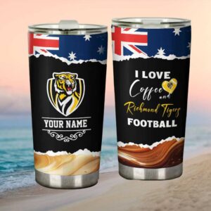 Richmond Tigers Football Coffee And Tigers Afl Australian Flag Custom