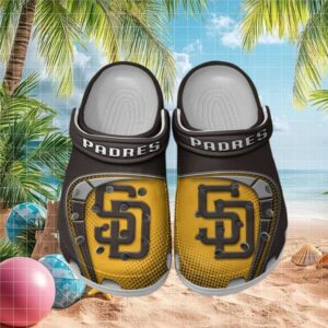 San Diego Padres Brown And Gold Fan Clogs Footwear