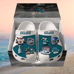 San Jose Sharks Custom Crocs with Team Crocs San Jose Sharks Custom Crocs with Team Crocs