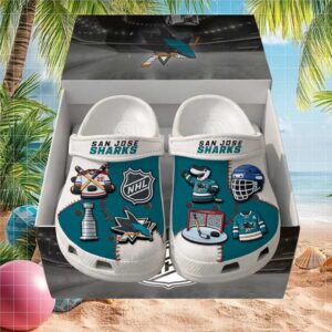 San Jose Sharks Custom Crocs with Team Crocs