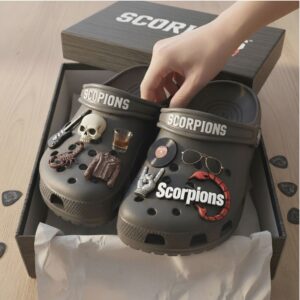 Scorpions Band Crocs Clogs with Charms